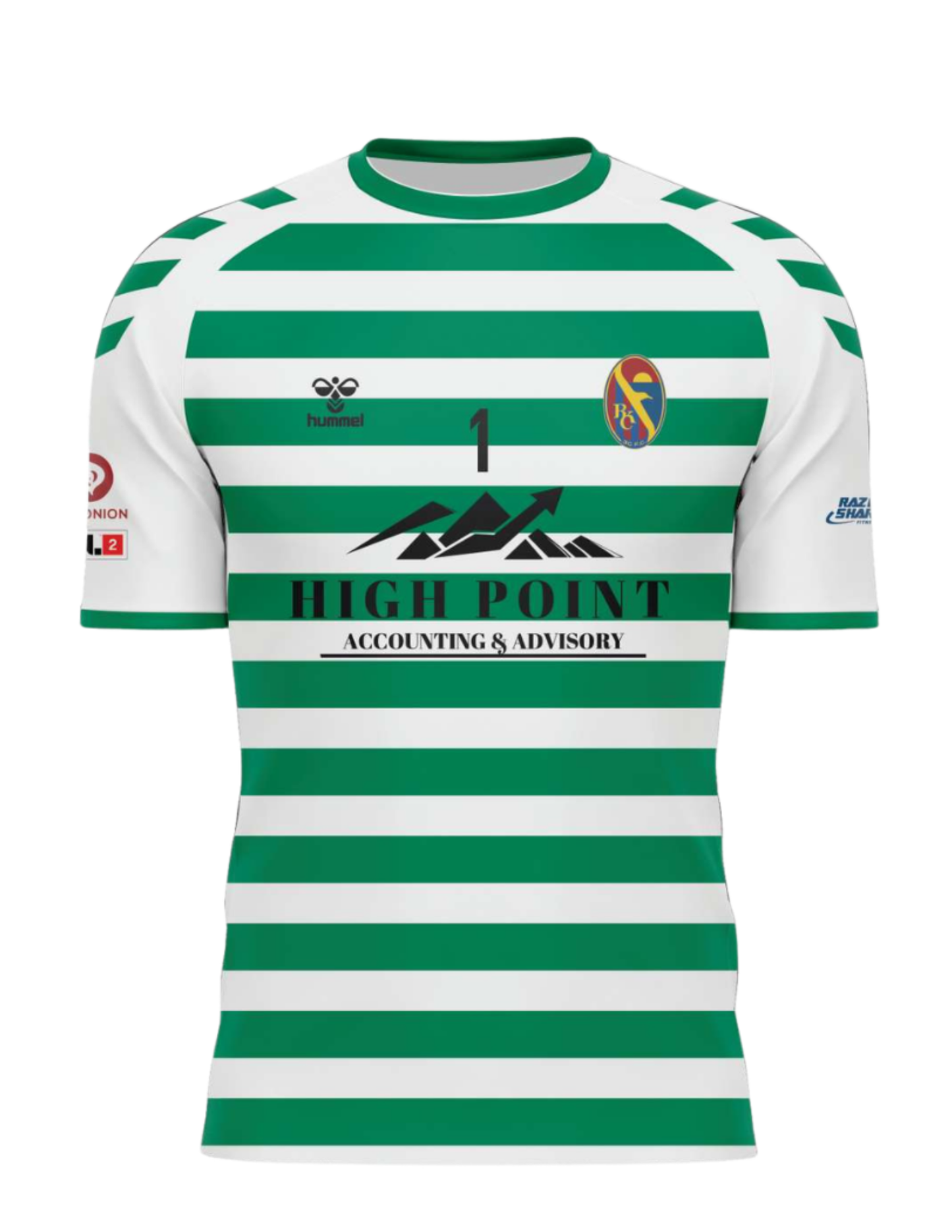 2026 RKC Jersey - Alternate Green & White - For Sale at Games only